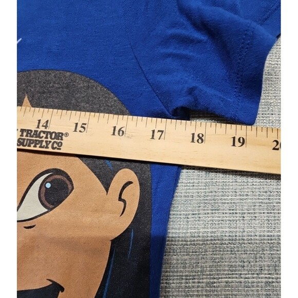 Disney Lilo & Stitch Blue Graphic T-Shirt Child Large Pre-Owned - Picture 3 of 5